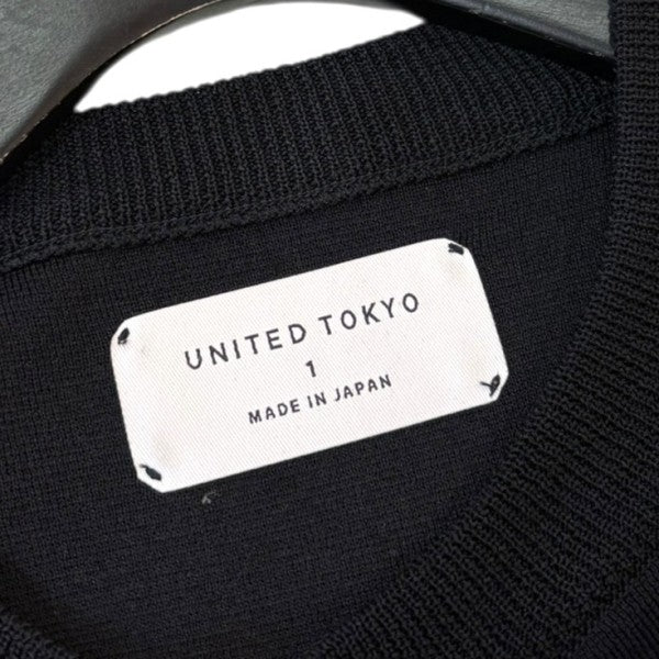 UNITED TOKYO 18G サーブルストレッチクルーネックニット135530005 古着・中古-4枚目のアイテム画像