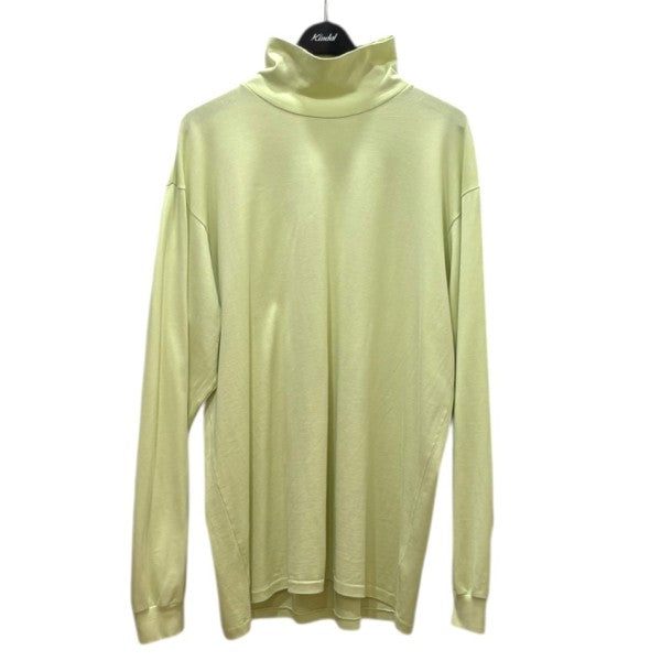 AURALEE 24AWLUSTER PLAITING HI NECK L S TEEA00P03GT 古着・中古-1枚目のアイテム画像