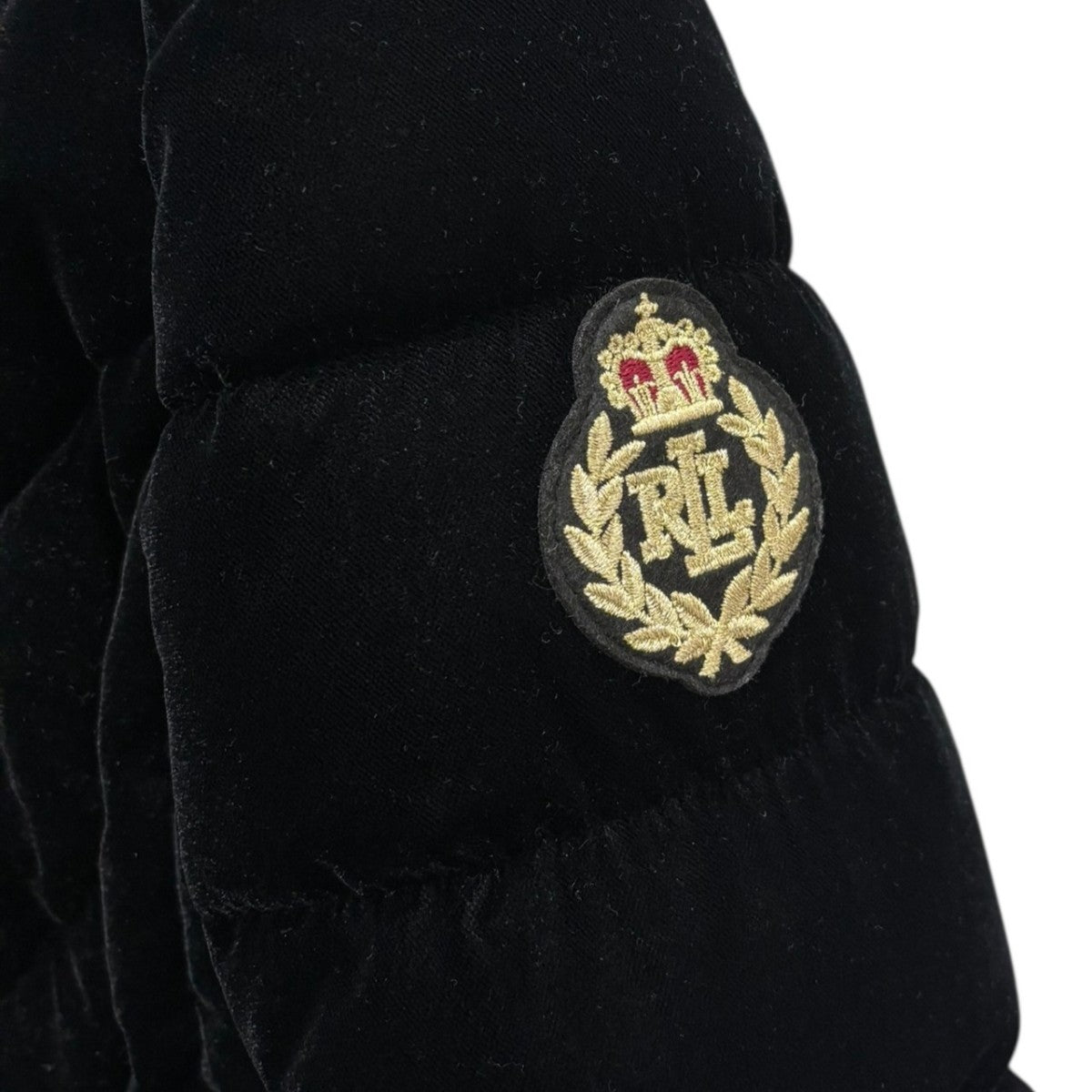LAUREN RALPH LAUREN ベロア中綿ジャケット 古着・中古-4枚目のアイテム画像