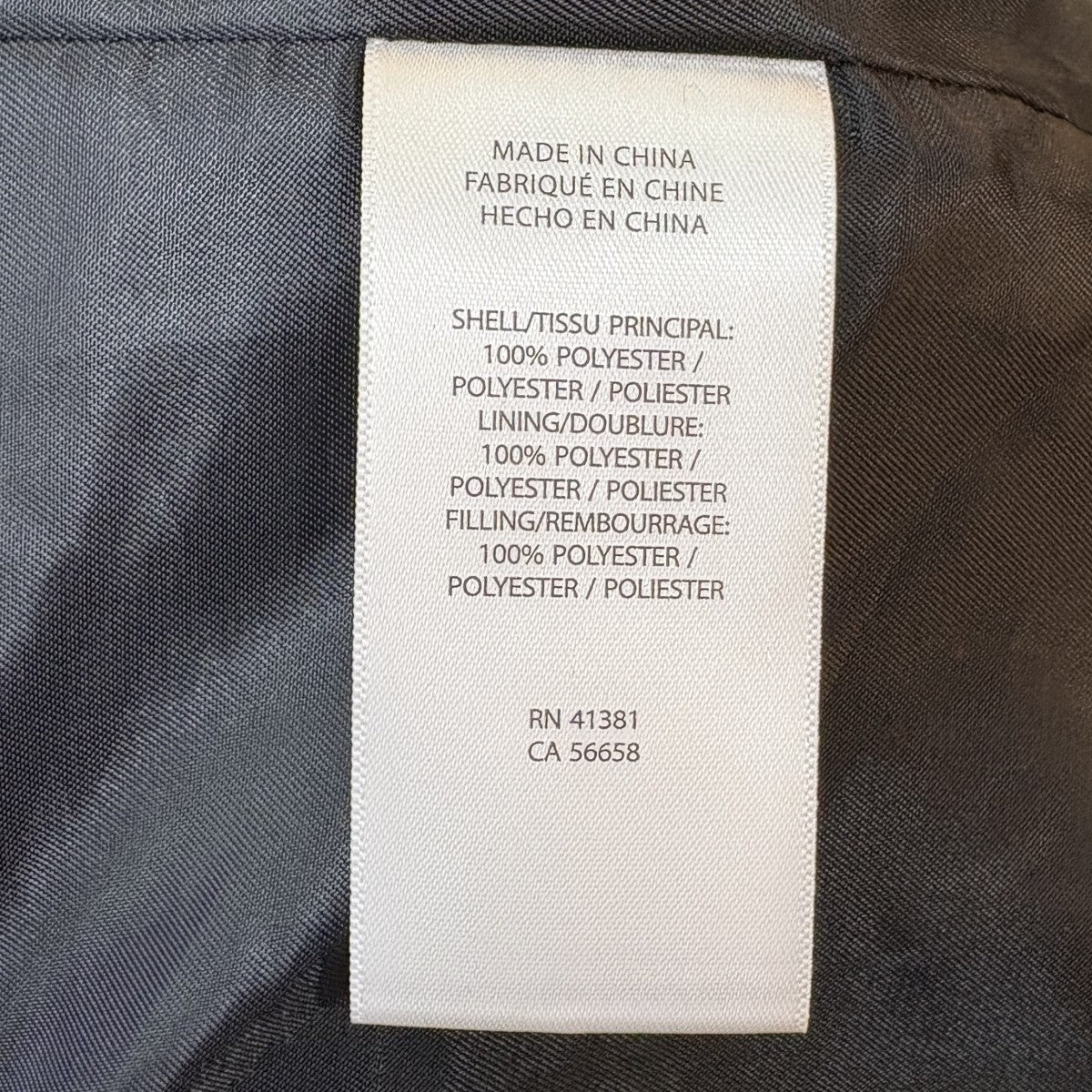 LAUREN RALPH LAUREN ベロア中綿ジャケット 古着・中古-7枚目のアイテム画像