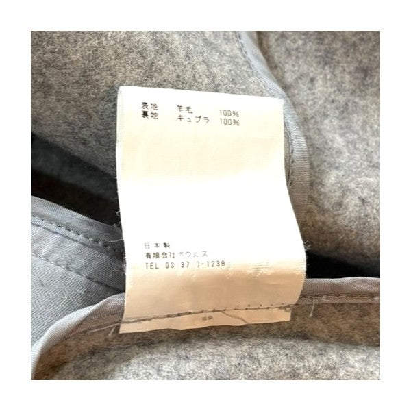 HYKE wool riders coat 172-17121 022 ノーカラーコート 古着・中古-5枚目のアイテム画像