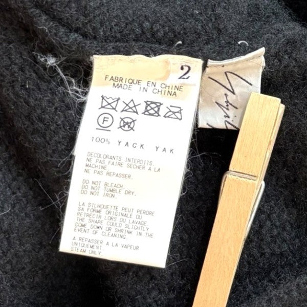 YOHJI YAMAMOTO YACK ハイネックカーデFK-K07-173 古着・中古-6枚目のアイテム画像