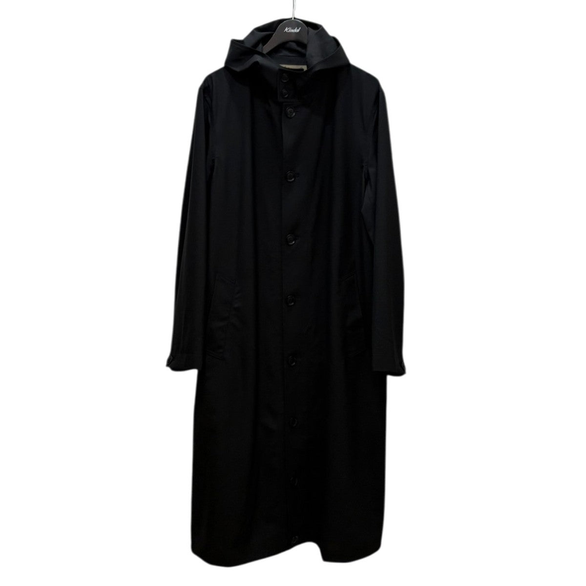 Y’S BANG ON! HOODED COAT WOOL TROPICALYK-C01-158 古着・中古-1枚目のアイテム画像