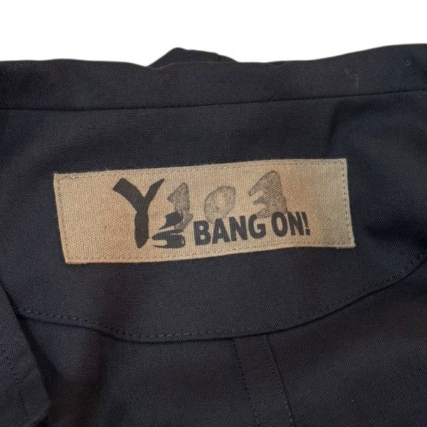 Y’S BANG ON! HOODED COAT WOOL TROPICALYK-C01-158 古着・中古-8枚目のアイテム画像