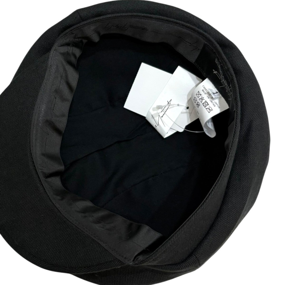 YOHJI YAMAMOTO collection リネンキャスケットFP-H81-360 古着・中古-4枚目のアイテム画像