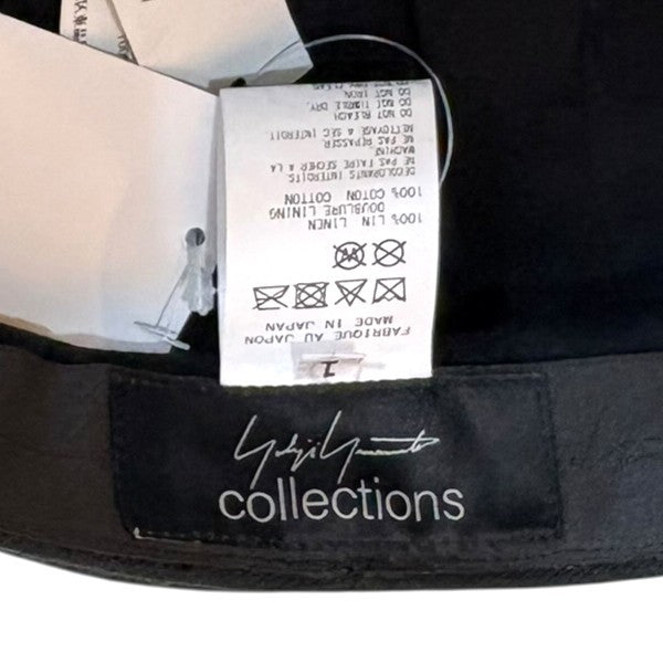 YOHJI YAMAMOTO collection リネンキャスケットFP-H81-360 古着・中古-5枚目のアイテム画像