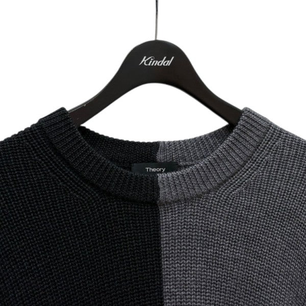 theory DENTON クレイジーパターンニット 古着・中古-3枚目のアイテム画像