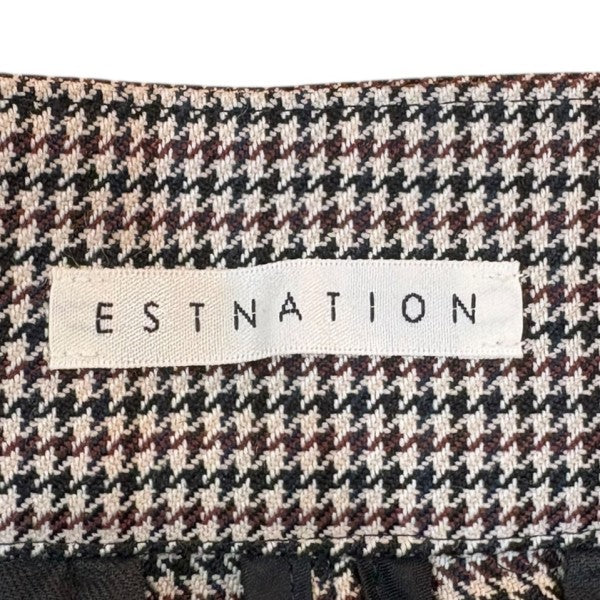 ESTNATION 千鳥格子ワイドパンツ22-109-07-090247 古着・中古-5枚目のアイテム画像