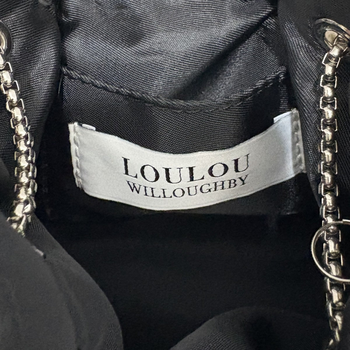 Loulou Willoughby ビジュー巾着ショルダー 古着・中古-9枚目のアイテム画像