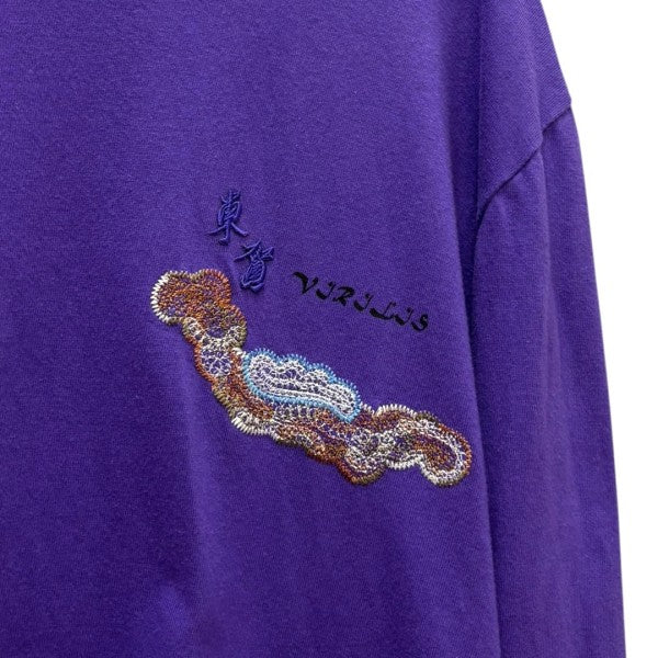 【GW特別価格】Toga Virilis 刺繍入り長袖Tシャツ TOGA VIRILIS(トーガヴィリリース) エンブロイダリー 東賀 ロングT