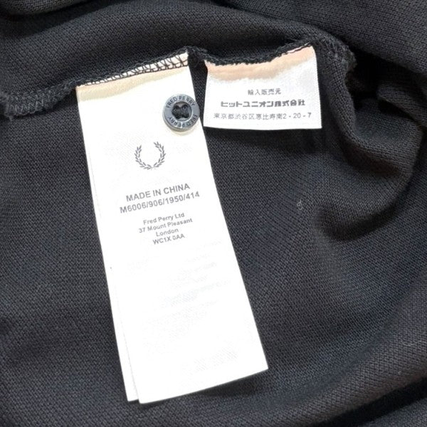 FRED PERRY ワンポイントロングポロポロシャツ 古着・中古-6枚目のアイテム画像