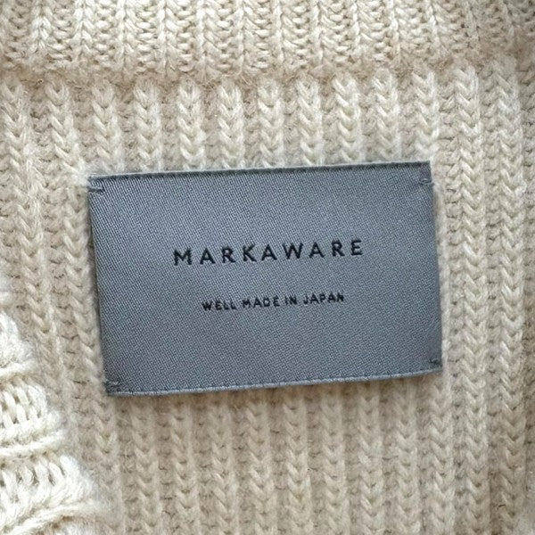 MARKAWARE FISHERMAN KNIT CREW NECKA15C-20SW03C 古着・中古-4枚目のアイテム画像