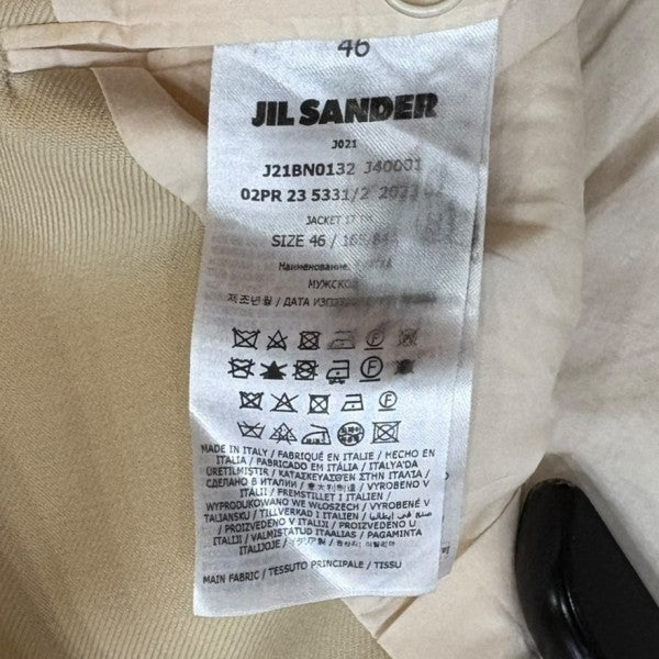 JIL SANDER オーバーサイズテーラードジャケットJ21BN0132 J40001 古着・中古-6枚目のアイテム画像