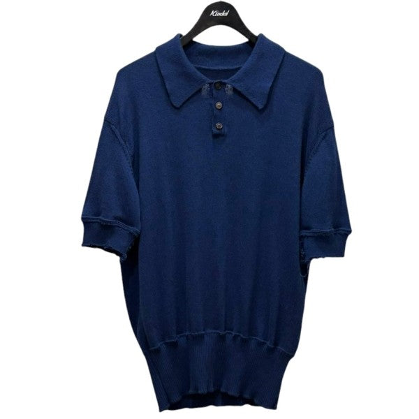 Maison Margiela アーティザナル ニットポロシャツ S50GL0045 S18204 古着・中古-1枚目のアイテム画像