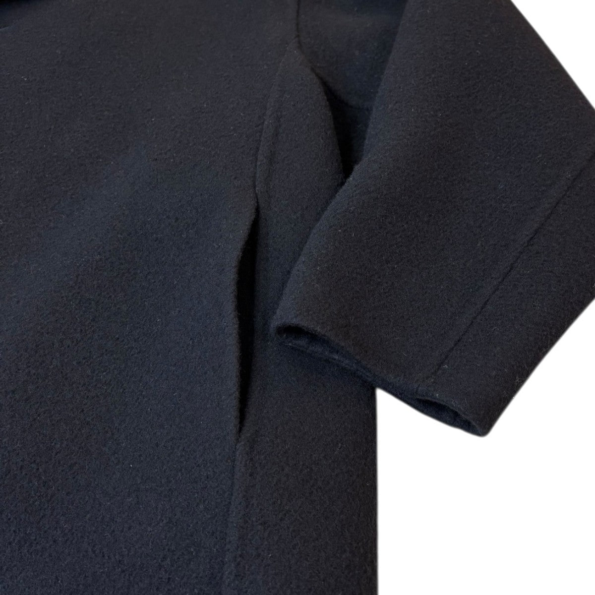 HYKE 2025AW DOUBLE FACE SHAWL COLLAR COAT 252-17546 古着・中古-4枚目のアイテム画像