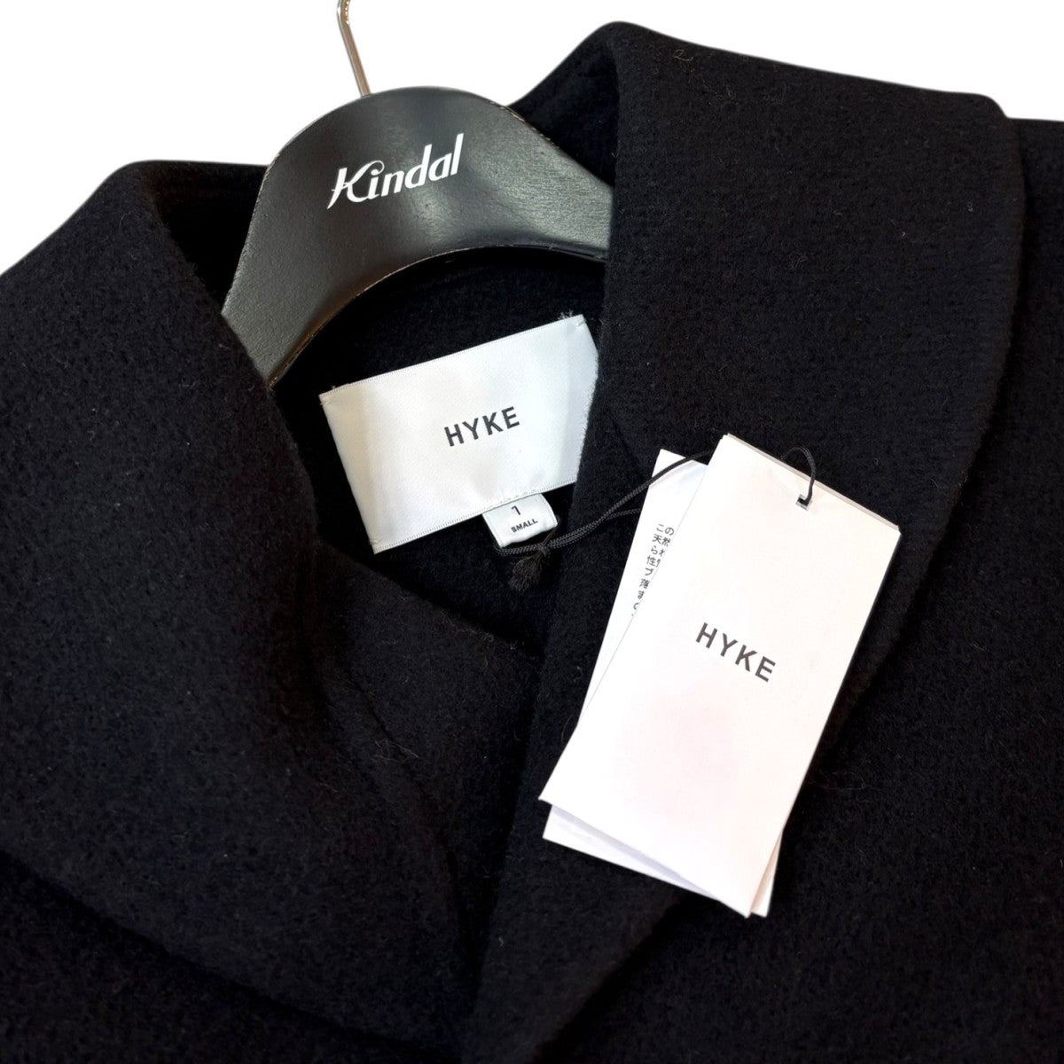 HYKE 2025AW DOUBLE FACE SHAWL COLLAR COAT 252-17546 古着・中古-5枚目のアイテム画像