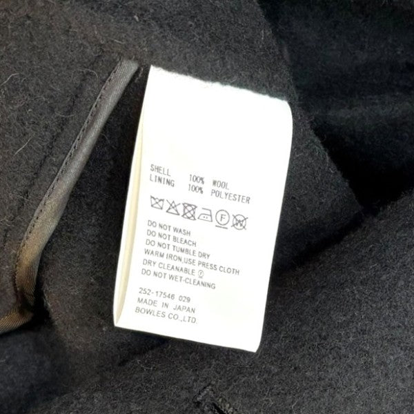 HYKE 2025AW DOUBLE FACE SHAWL COLLAR COAT 252-17546 古着・中古-6枚目のアイテム画像
