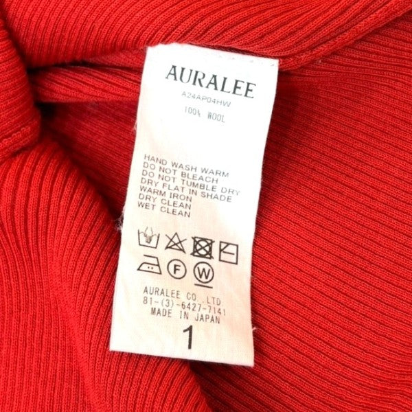 AURALEE SUPER FINE WOOL HIGH GAUGE RIB KNIT P OA24AP04HW 古着・中古-5枚目のアイテム画像