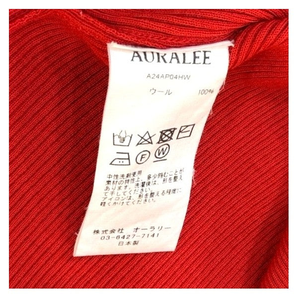 AURALEE SUPER FINE WOOL HIGH GAUGE RIB KNIT P OA24AP04HW 古着・中古-6枚目のアイテム画像