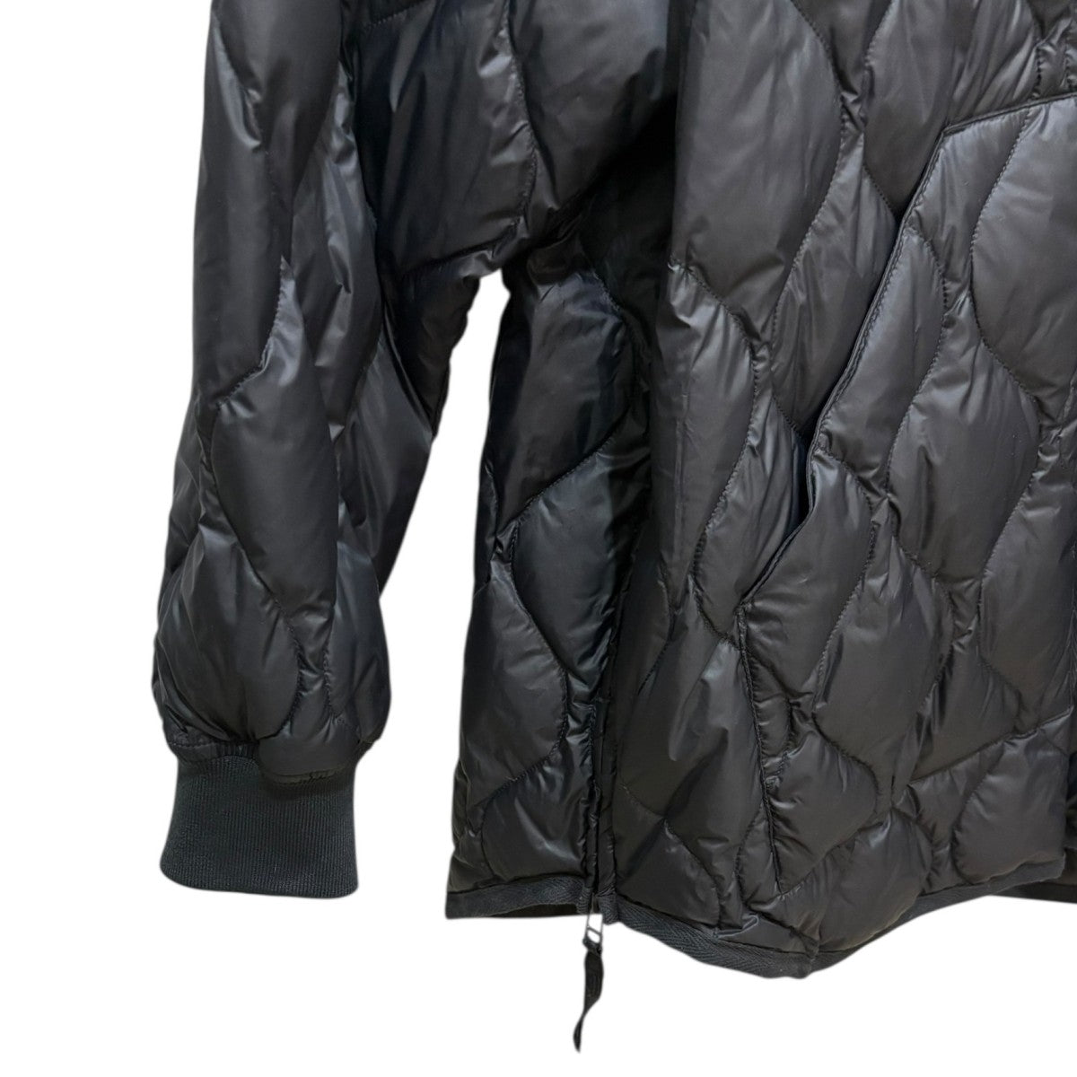 FRAMeWORK×TAION 別注フードビブス付ダウンダウンジャケット ブラック