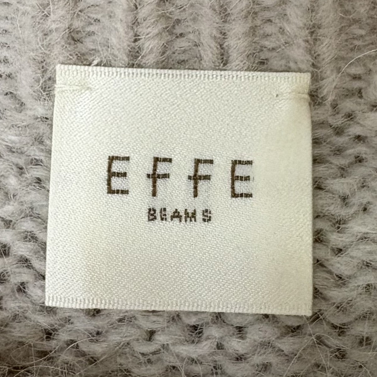EFFE BEAMS アルパカウール ランタンスリーブ ニット 古着・中古-4枚目のアイテム画像