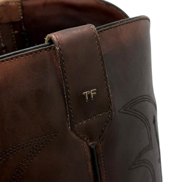 TOM FORD ウエスタンロングブーツ カウボーイブーツ 古着・中古-4枚目のアイテム画像