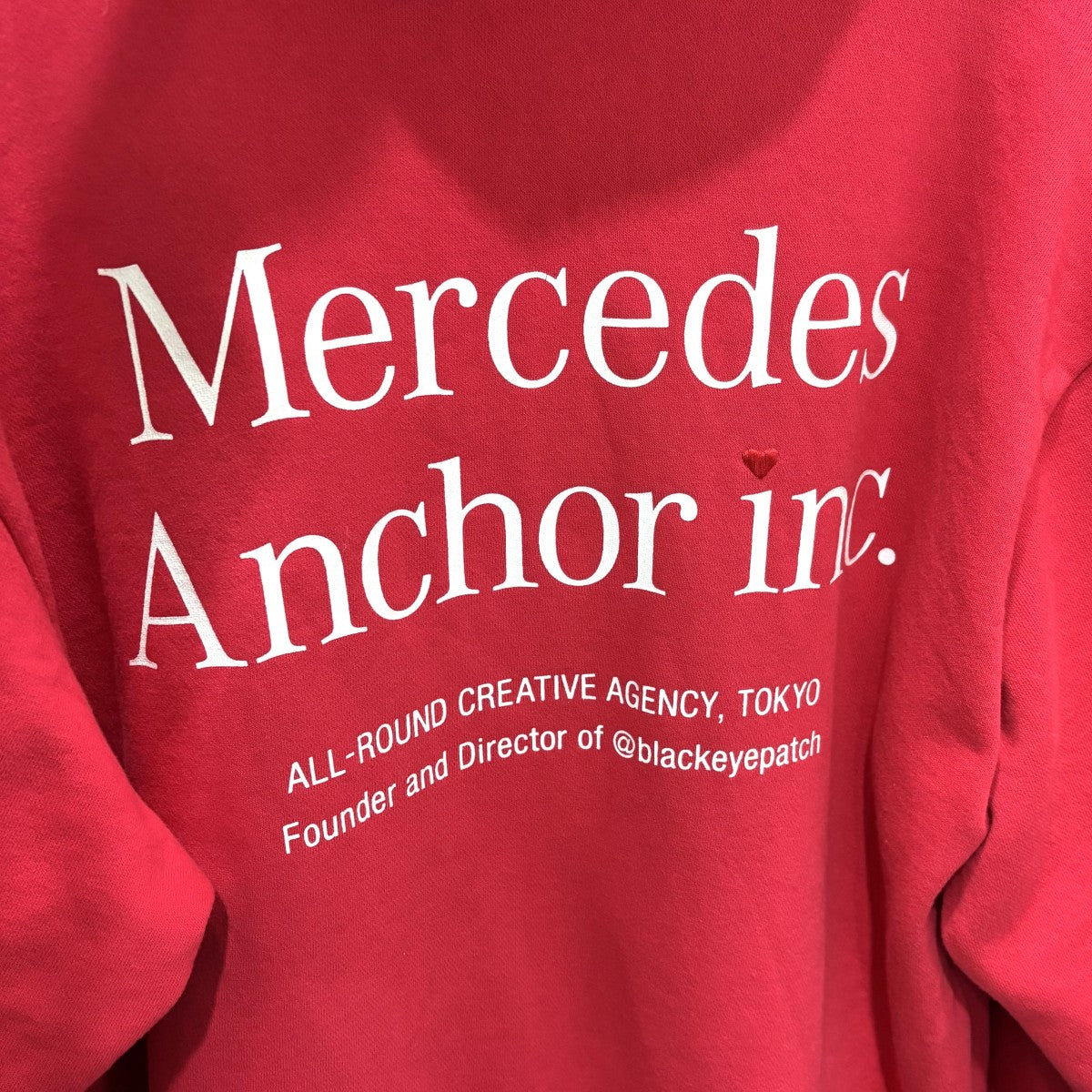 Mercedes Anchor バックロゴジップパーカ 古着・中古-5枚目のアイテム画像