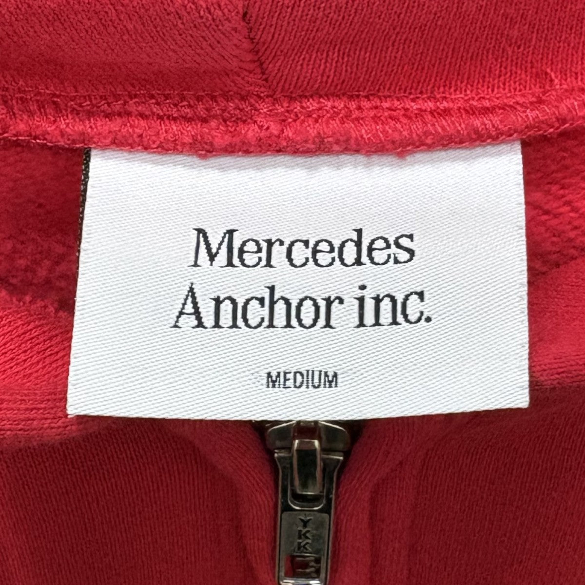 Mercedes Anchor バックロゴジップパーカ 古着・中古-7枚目のアイテム画像