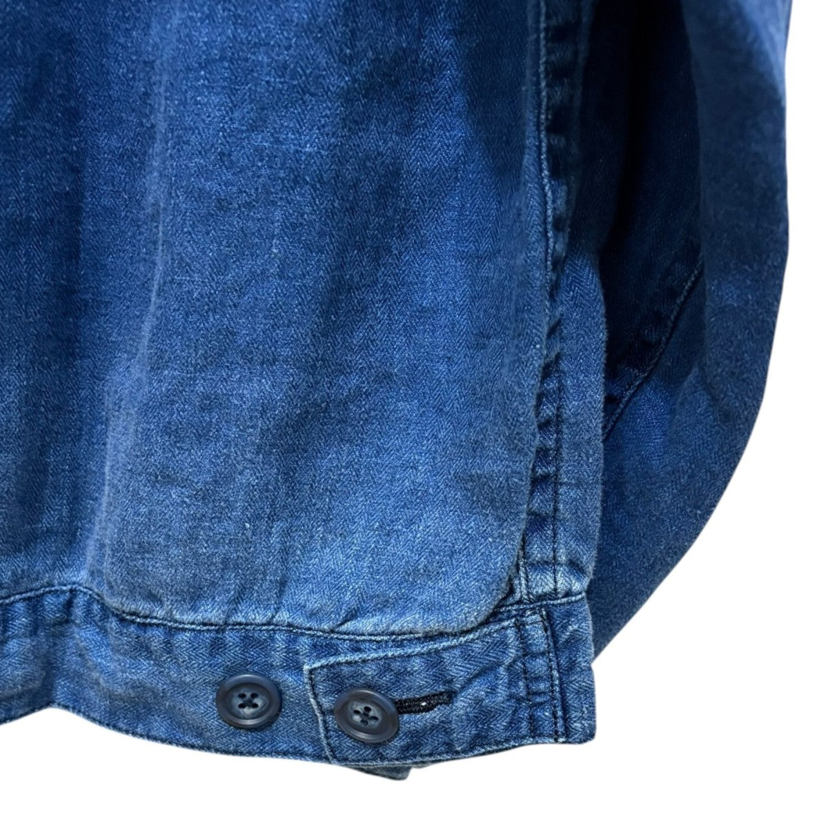 Porter Classic INDIGO LINEN SHORT JACKET BLUEPC021331100400002 古着・中古-6枚目のアイテム画像