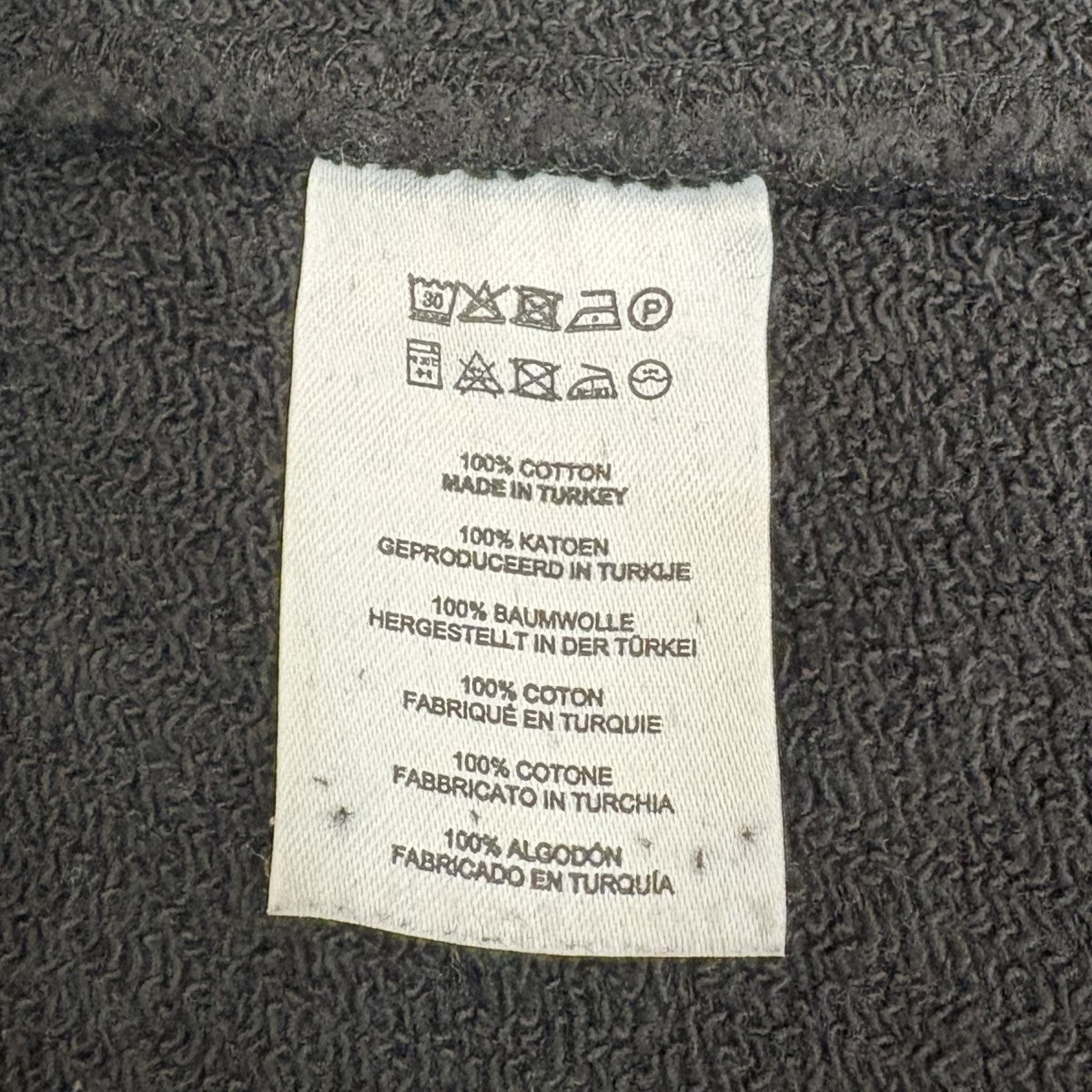 DRIES VAN NOTEN サイドスリットスウェット HAWKIN BIS 3612 SWEATER 古着・中古-8枚目のアイテム画像