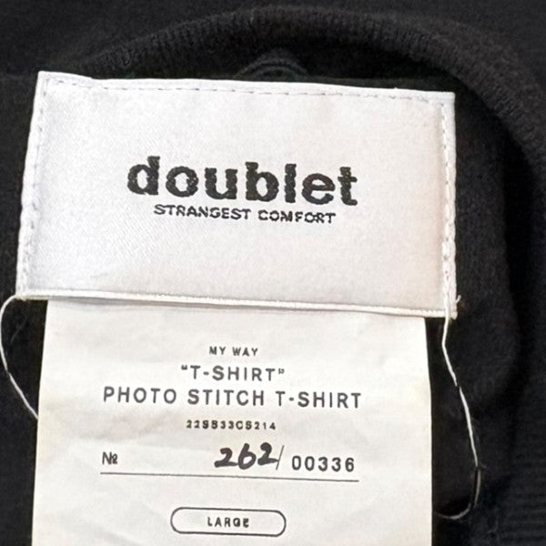 doublet T-SHIRT PHOTO STITCH T-SHIRT22SS33CS214 古着・中古-5枚目のアイテム画像
