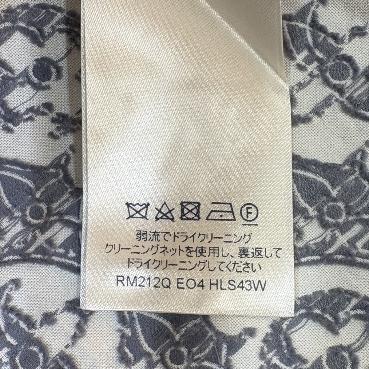 LOUIS VUITTON モノグラムシャツRM212Q E04 HLS43W 古着・中古-8枚目のアイテム画像