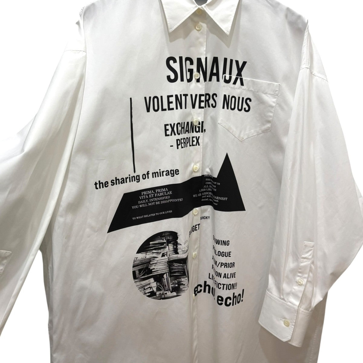 PRADA×Peter de Potter 21SS レディース グラフィックシャツ P3E05S2111YSU 古着・中古-3枚目のアイテム画像