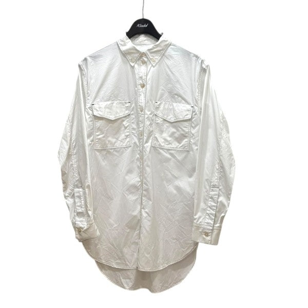 BURBERRY ボタンダウン ステッチシャツ 8009036 古着・中古-1枚目のアイテム画像