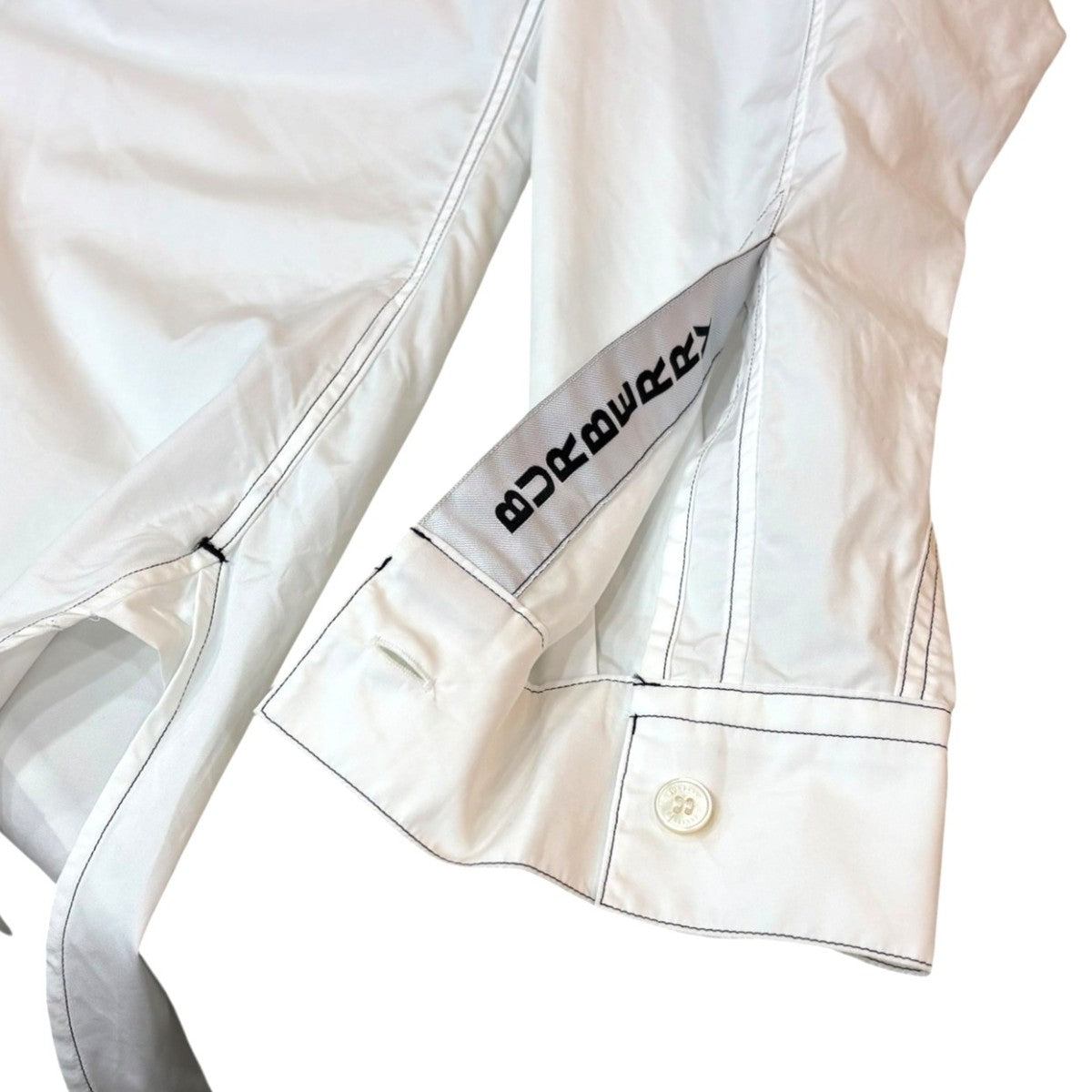 BURBERRY ボタンダウン ステッチシャツ 8009036 古着・中古-4枚目のアイテム画像