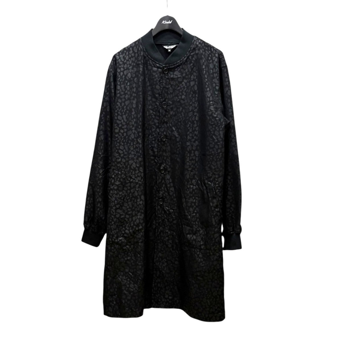 BLACK COMME des GARCONS レオパード柄ロングブルゾン1G-C002 古着・中古-1枚目のアイテム画像
