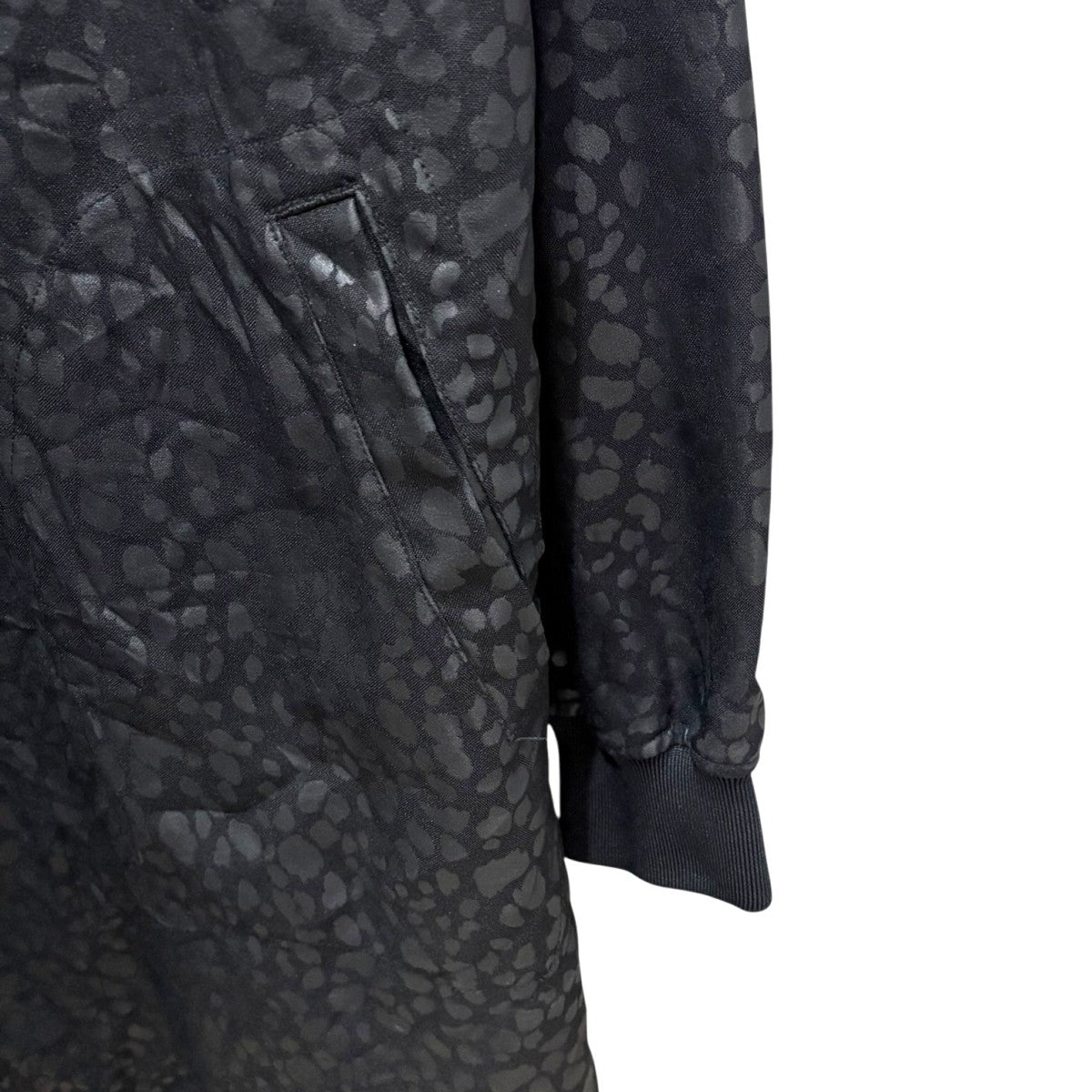 BLACK COMME des GARCONS レオパード柄ロングブルゾン1G-C002 古着・中古-4枚目のアイテム画像