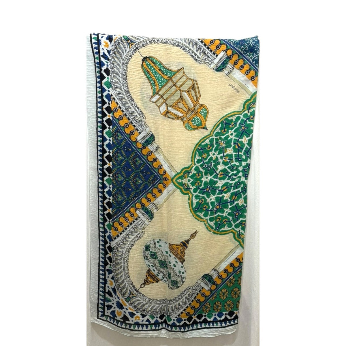 ランプ柄大判ストール