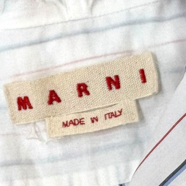 MARNI ストライプフードシャツCUMU0195A2 古着・中古-7枚目のアイテム画像