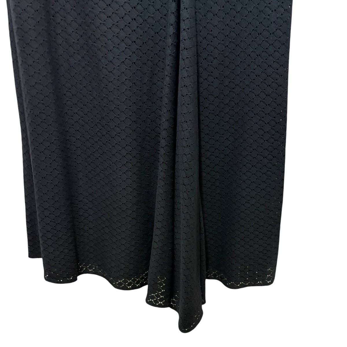AKIRA NAKA Sylvie front drape lace skirt BK AS2511 ドレープレーススカート 古着・中古-4枚目のアイテム画像