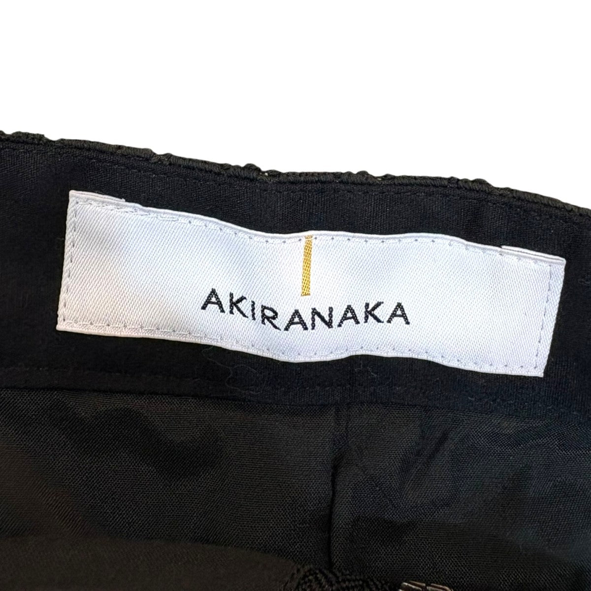 AKIRA NAKA Sylvie front drape lace skirt BK AS2511 ドレープレーススカート 古着・中古-6枚目のアイテム画像