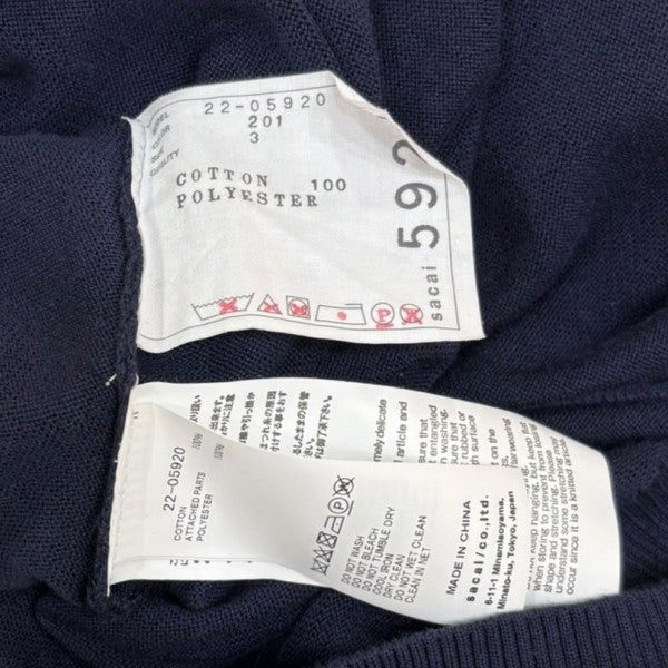 sacai ドッキングワンピース 22-05920 古着・中古-6枚目のアイテム画像