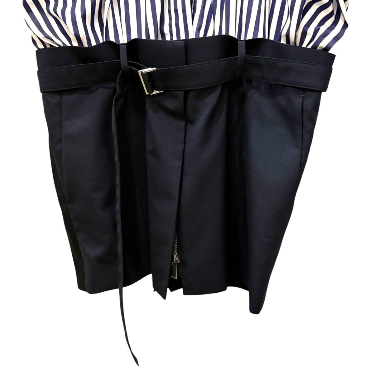sacai(サカイ) ドッキングワンピース 23-06525 23-06525 ネイビーx