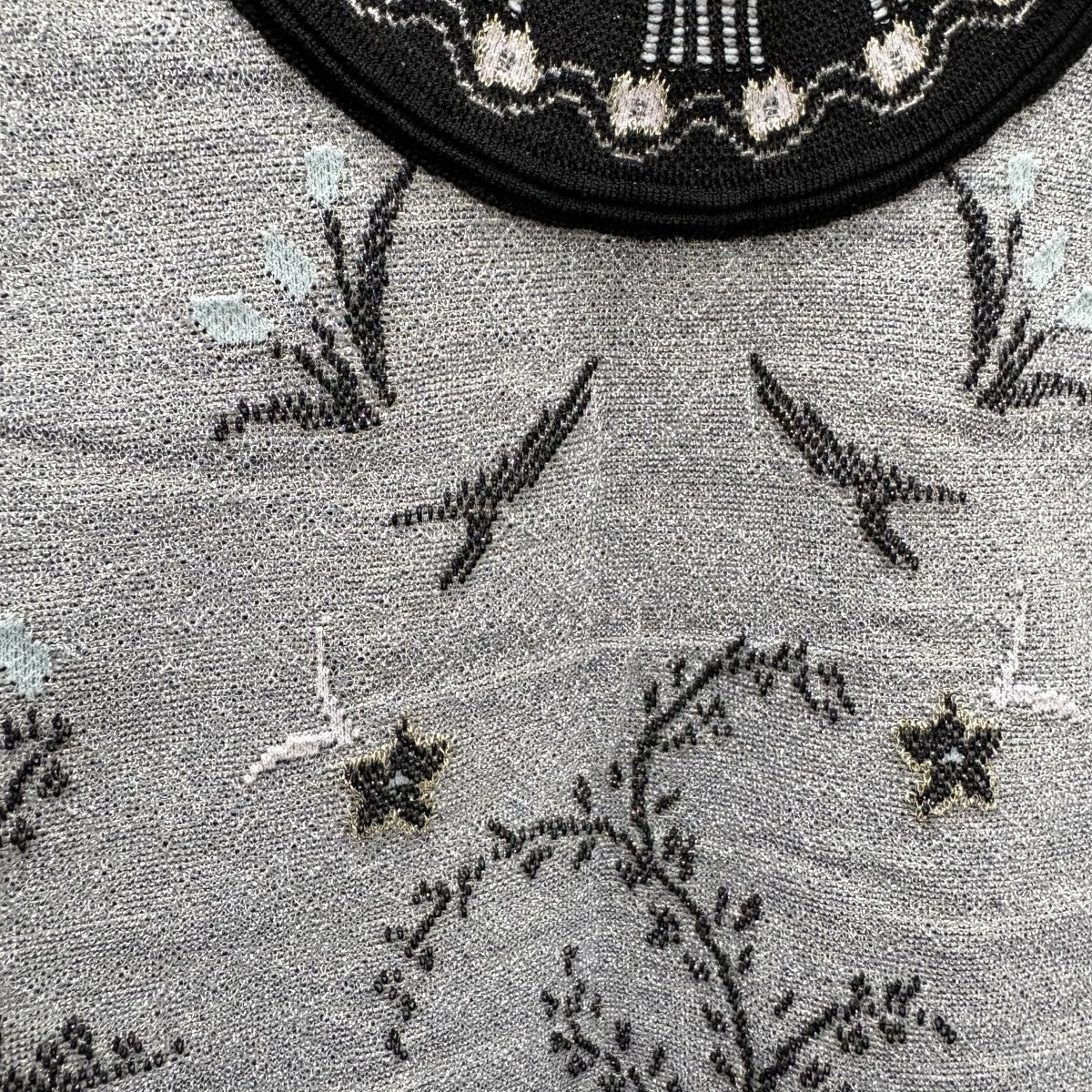 mame kurogouchi Layered Jacquard Sleeveless Knit TopMM26SS-KN088 古着・中古-3枚目のアイテム画像
