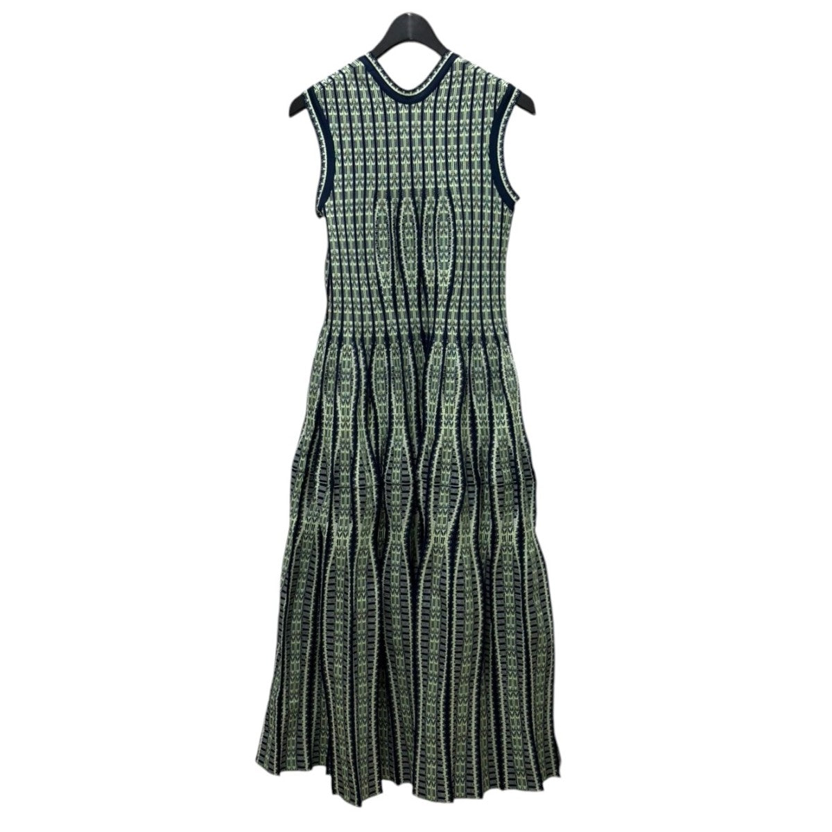 mame kurogouchi Lantern Knitted Volume DressMM25SS-KN036 古着・中古-2枚目のアイテム画像