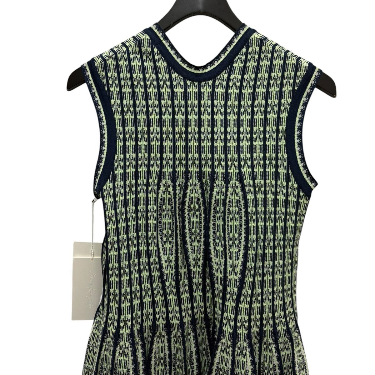 mame kurogouchi Lantern Knitted Volume DressMM25SS-KN036 古着・中古-4枚目のアイテム画像