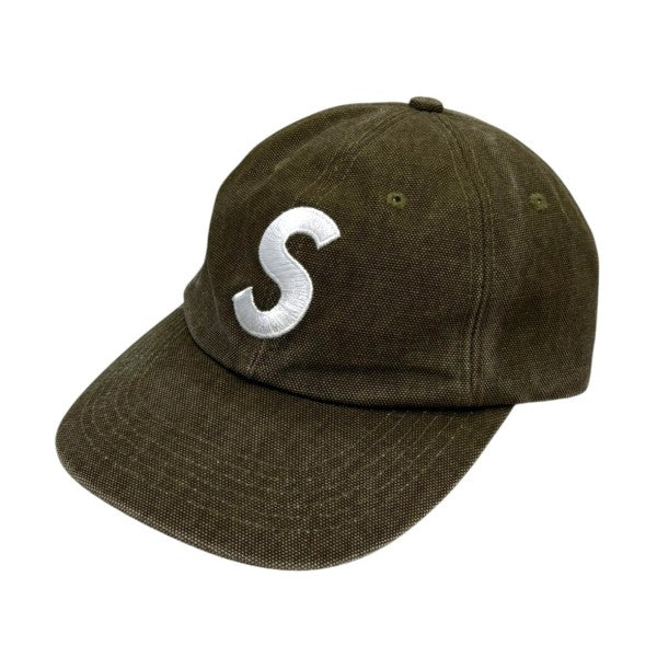 Supreme Pigment Canvas SLogo 6Panel capキャップ 古着・中古-1枚目のアイテム画像