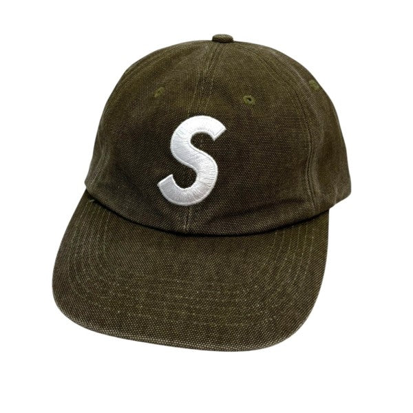 Supreme Pigment Canvas SLogo 6Panel capキャップ 古着・中古-2枚目のアイテム画像