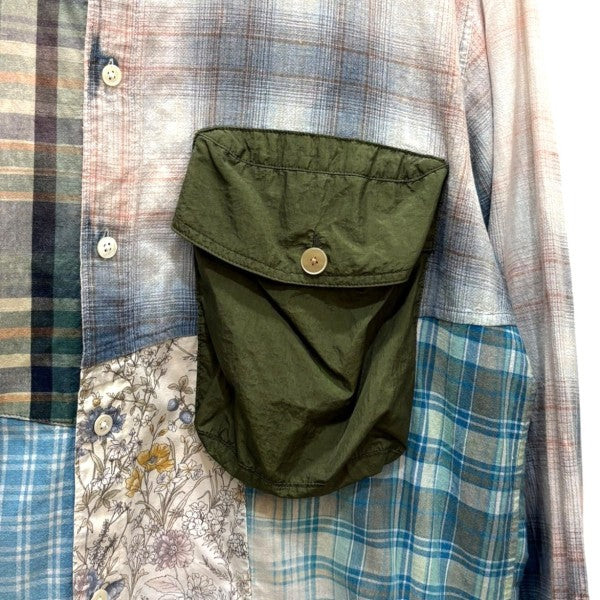 Madras check shirt マドラスチェックシャツ　22ss-b-03