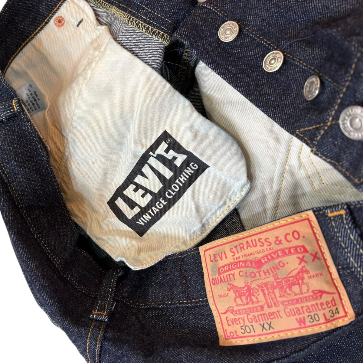 LEVI’S VINTAGE CLOTHING 55モデル 501XXデニムパンツ50155-0079 古着・中古-6枚目のアイテム画像